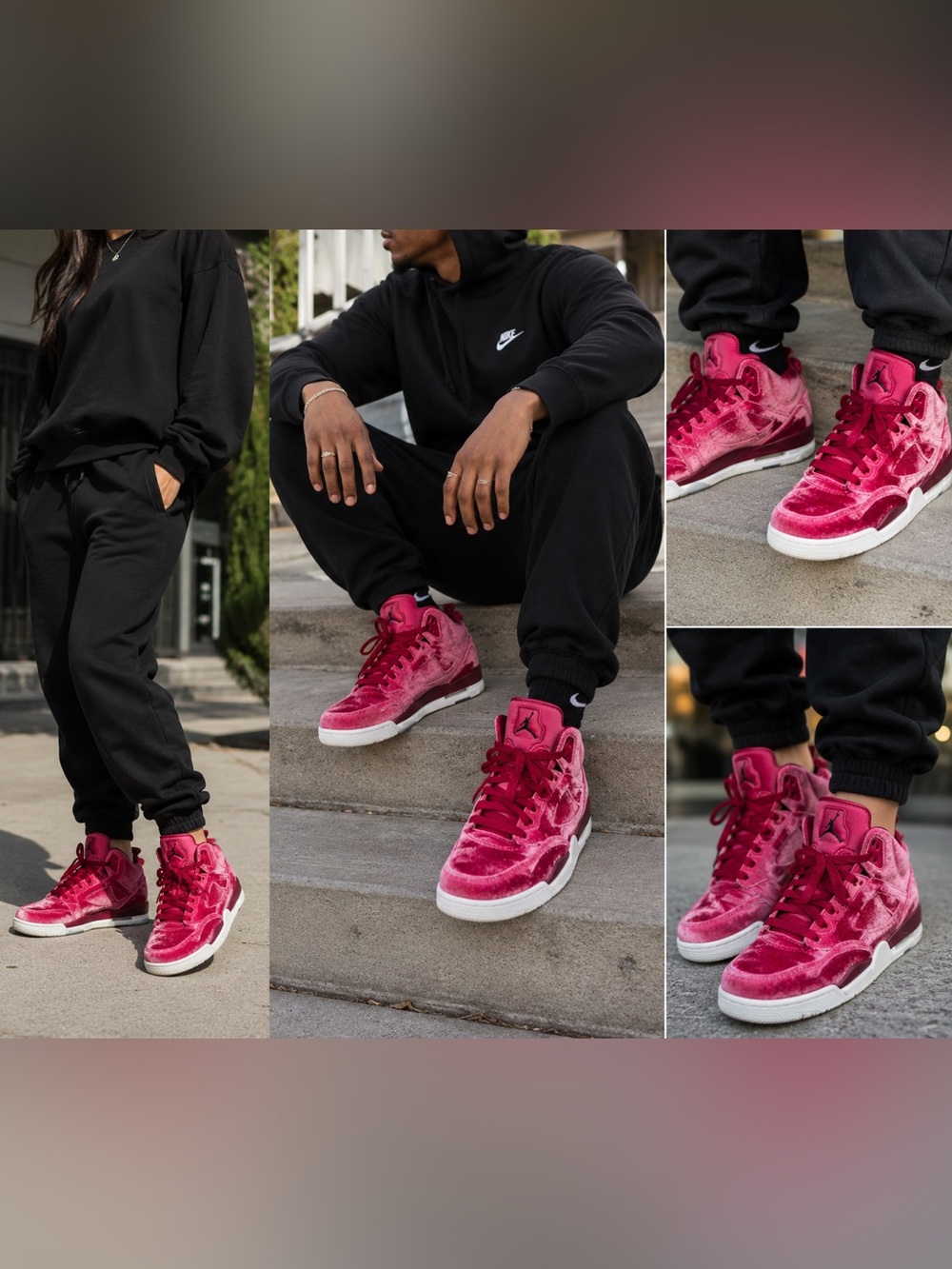 Air Jordan Spizike “Noble Red Velvet”High-Top Sneakers size 6.5